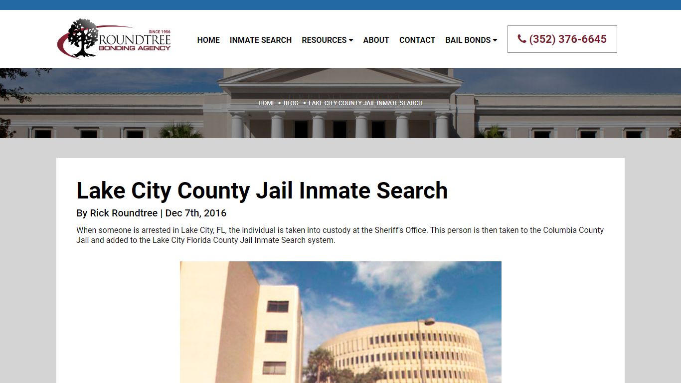 Lake City, FL, County Jail Inmate Search & Information